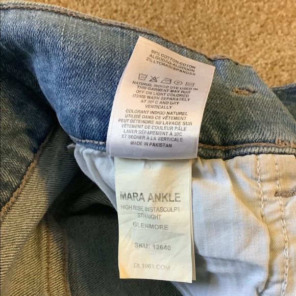 DL1961 Mara Ankle Straight Leg Size 30 - Picture 7 of 7